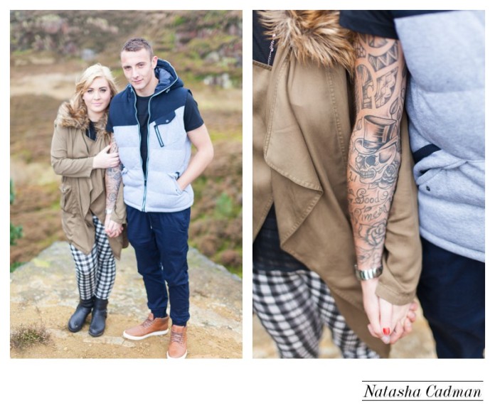 cow and calf engagement session, Yorkshire wedding photography